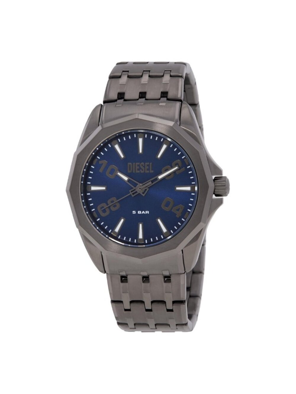 NWT Diesel Stinger Quartz Blue Dial Men's Watch
